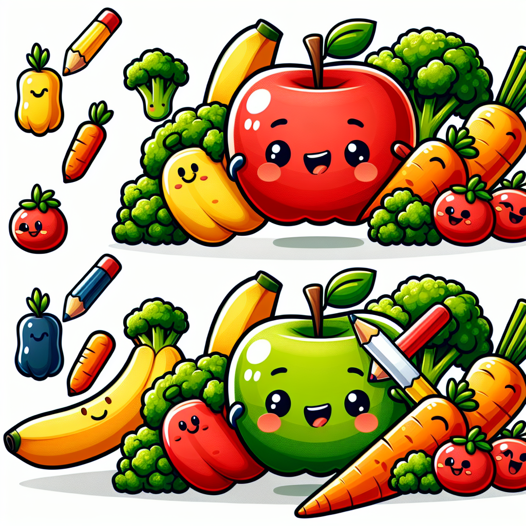 Poster Makanan Sehat Kartun: Inspirasi Kreatif untuk Edukasi Anak-Anak