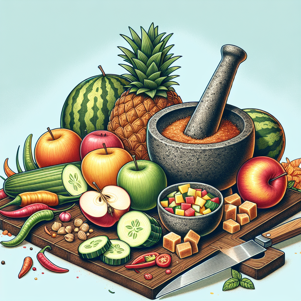 Cara Membuat Bumbu Rujak Buah Segar dan Nikmat